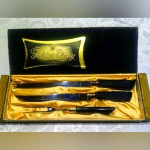Glo Hill mid century cutlery box set.